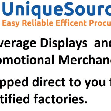 BevSell beverage displays available through UniqueSourcing
